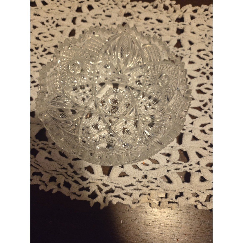 nucut glass imperial glass, Trinket, Make Up, Jewelry Dish, Cottagecore